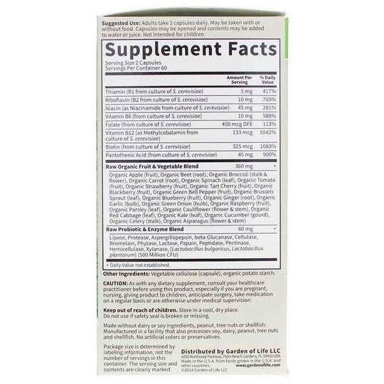 Vitamin Code Raw B-Complex, GOL
